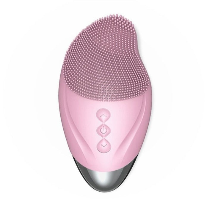 Facial Cleansing Device, Waterproof Beauty Instrument, Eye Beauty Device - Pink