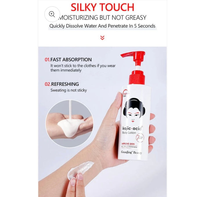 GuanJing Kojic Acid Brightening Body Lotion